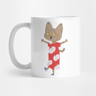 Hawaiian cat Mug